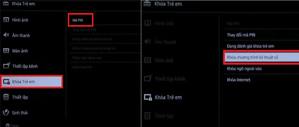 Tivi Toshiba bị khóa các nút chức năng