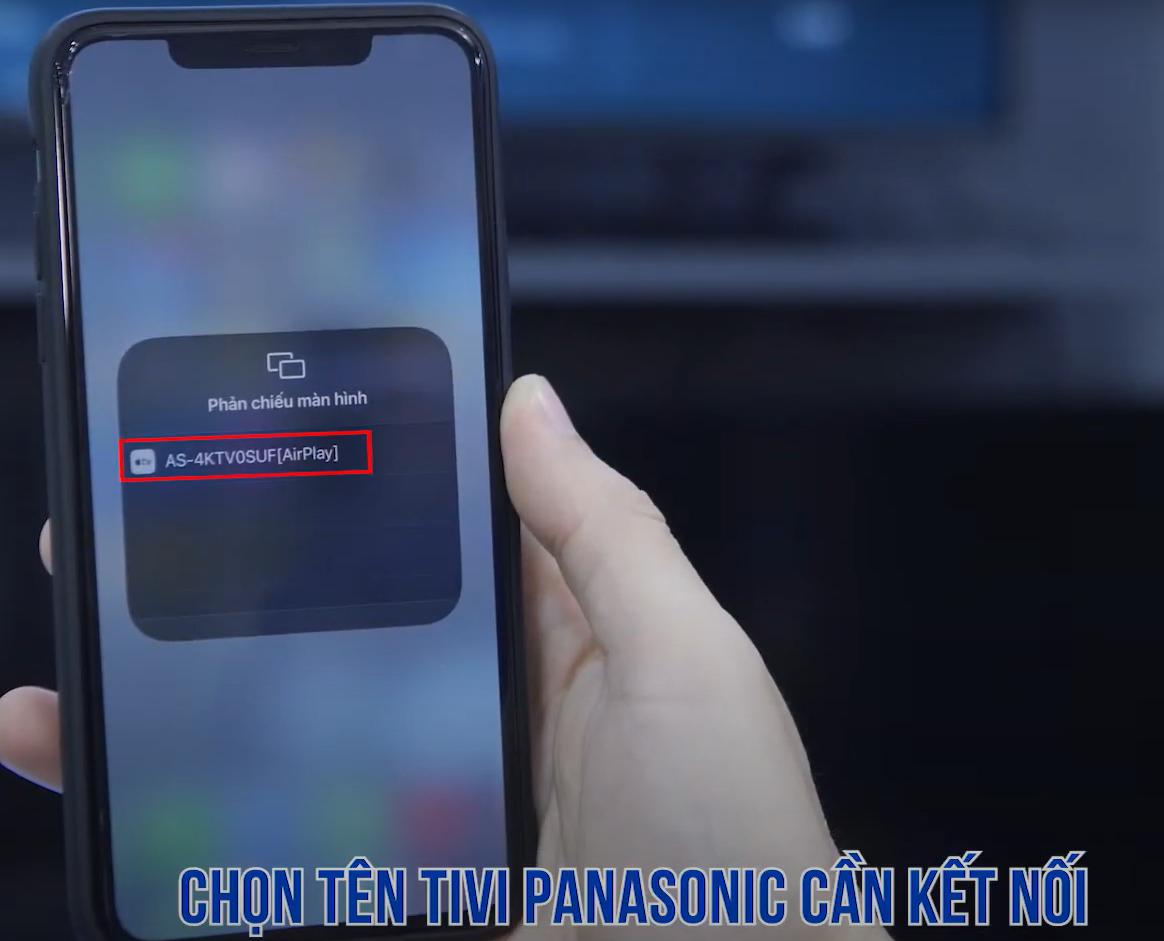 Chia sẻ hình ảnh từ Iphone lên tivi Panasonic