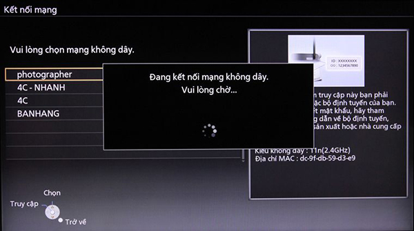 Kết nối mạng cho Smart tivi Panasonic