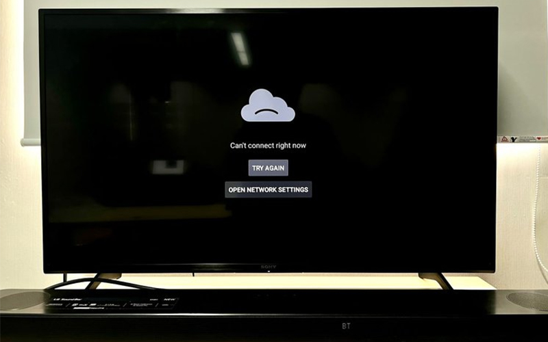 Tivi Panasonic bị lỗi không truy cập mạng