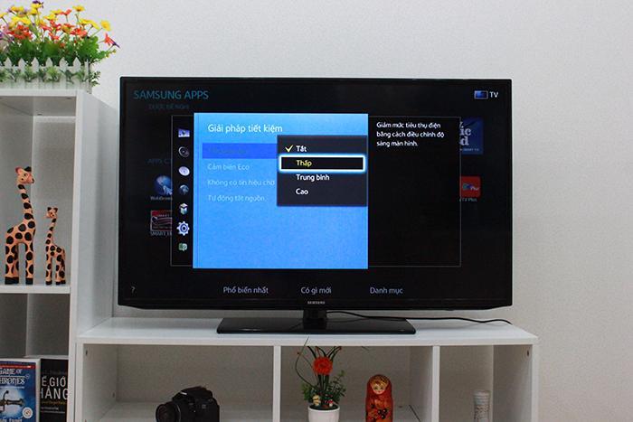 Chế độ tiết kiệm điện trên tivi Samsung
