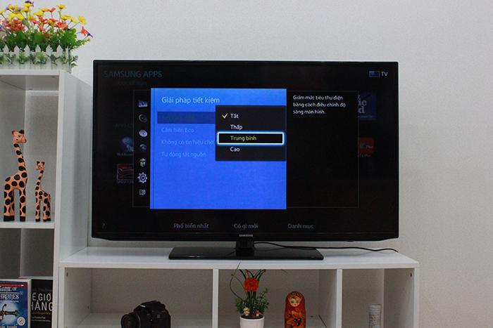 Chế độ tiết kiệm điện trên tivi Samsung