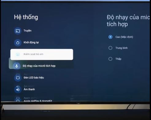 Đổi mã pin trên tivi Sony