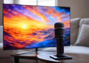 Kết nối tivi Samsung với micro không dây