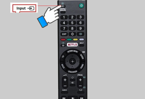 Sony Input Option Nút INPUT trên điều khiển tivi Sony để làm gì và cách sử dụng
