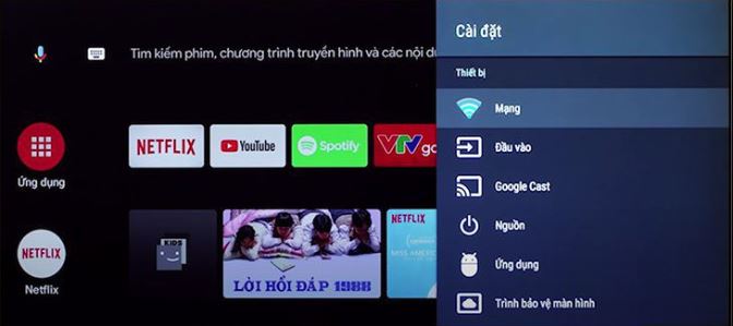 Kết nối điều khiển giọng nói tivi Casper