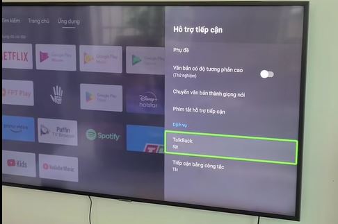 Tắt giọng nói Google trên tivi Casper